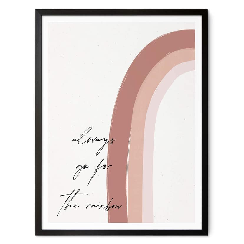 Plakat uplusmestudio - Always go for the Rainbow