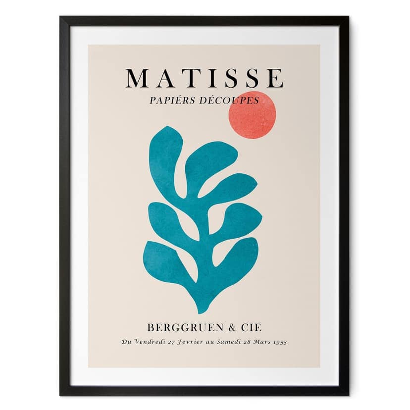 Plakat wystawy Paryż 1953 w stylu Matisse'a - Costa
