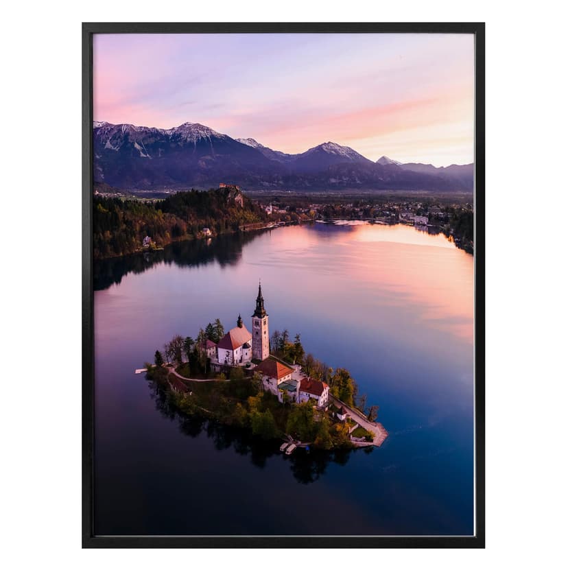 Plakat Colombo - Jezioro Bled w Słowenii