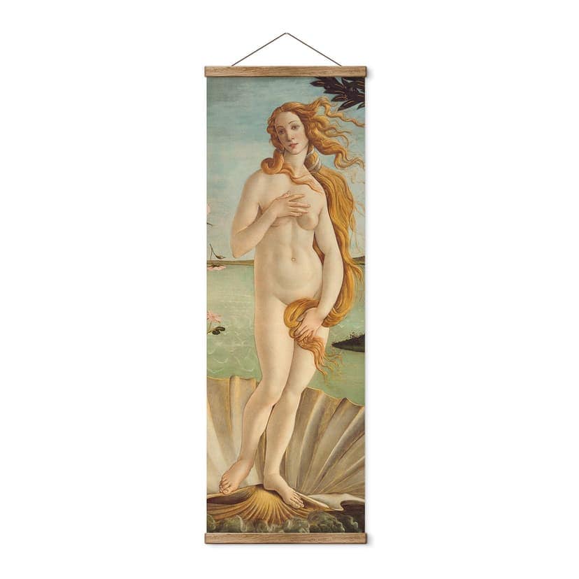 Obraz tkaniny Botticelli - Narodziny Wenus - Panorama
