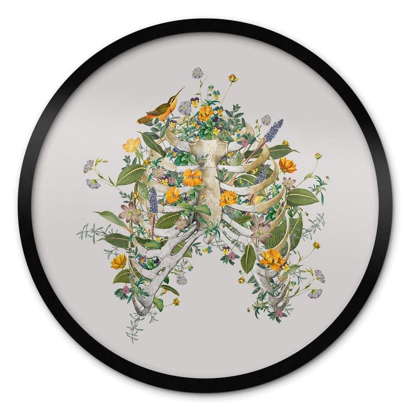 Plakat Frida Floral Studio - Thorax Floral - okrągły
