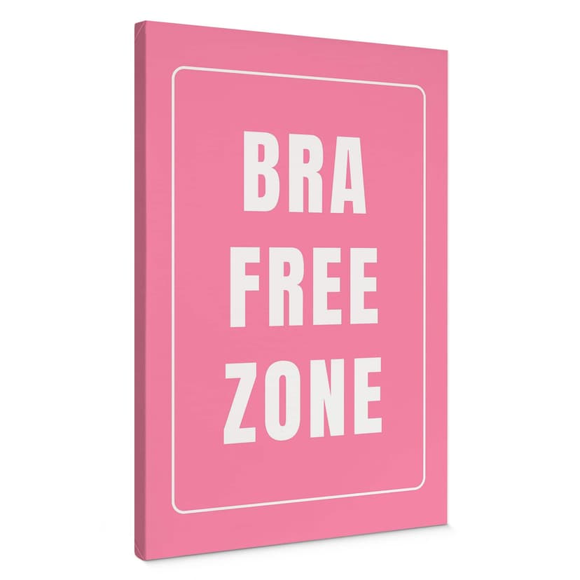 Obraz na płótnie Bra Free Zone - Fritsch