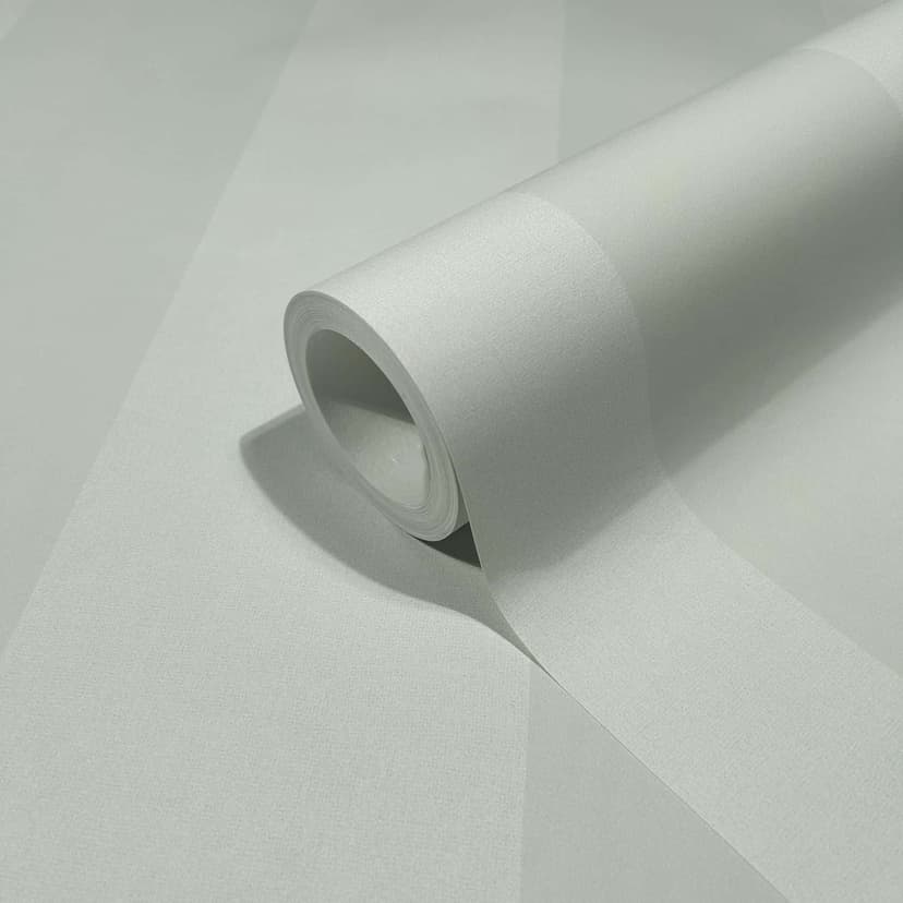 Tapeta z włókniny w pasy nowoczesna w kolorze zielonym