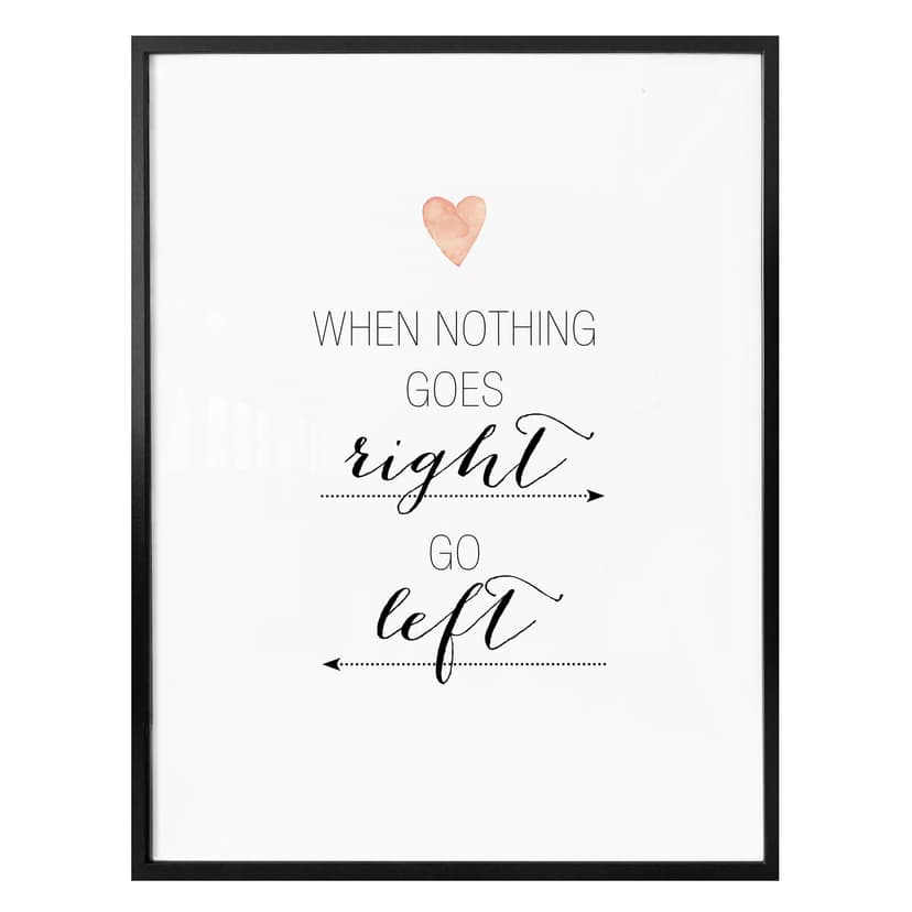 Plakat Confetti & Cream - Kiedy nic nie idzie dobrze