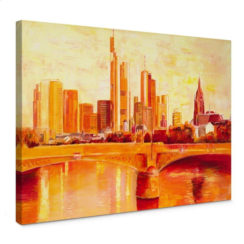 Obraz na płótnie Schüßler - Skyline Frankfurt