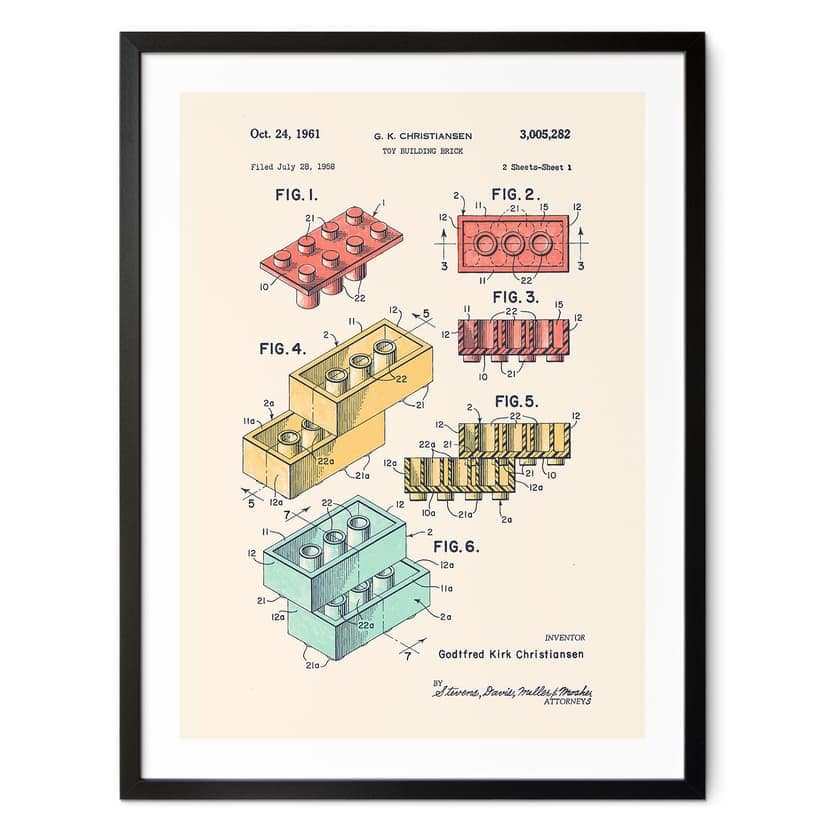 Plakat przedstawiający elementy gry - Bodart