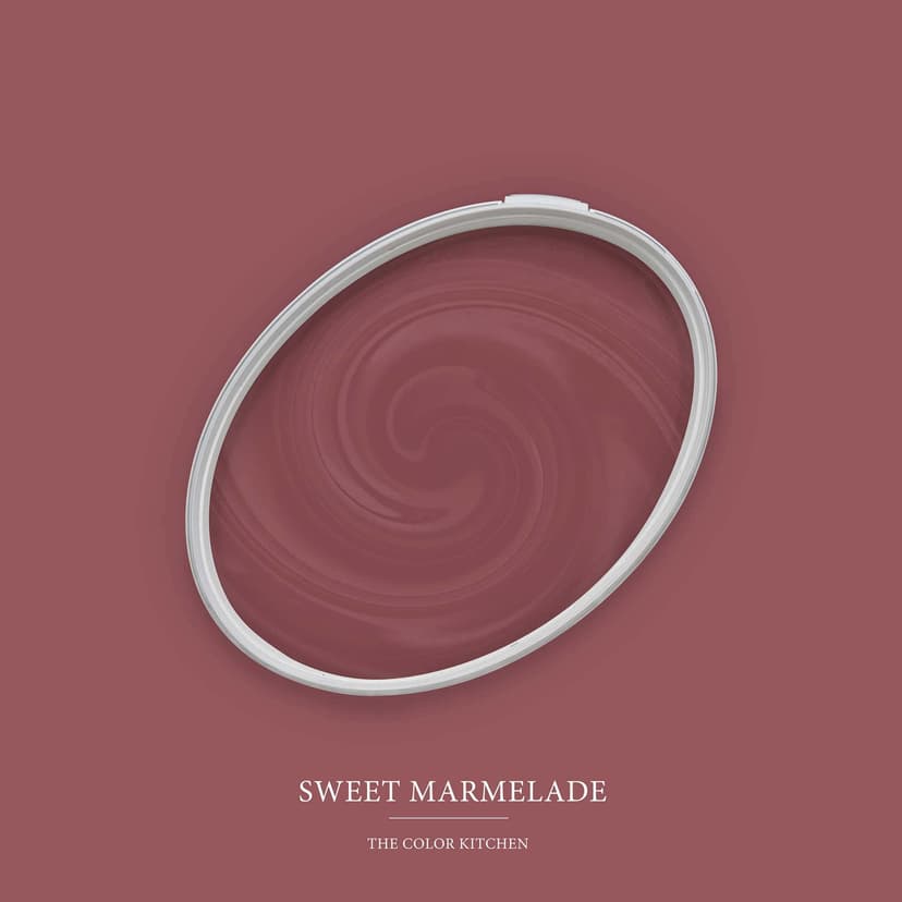 Czerwona farba do ścian i sufitów satynowy mat I Sweet Marmelade | namiętna i pełna energii | THE CO