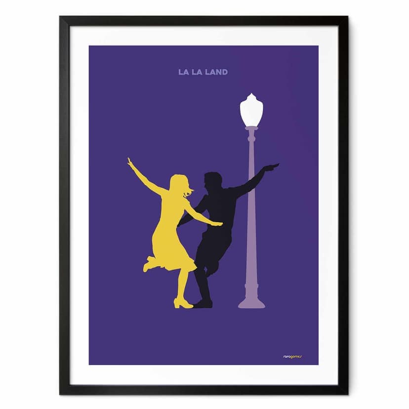 Plakat filmowy inspirowany filmem "La La Land" - Gomes