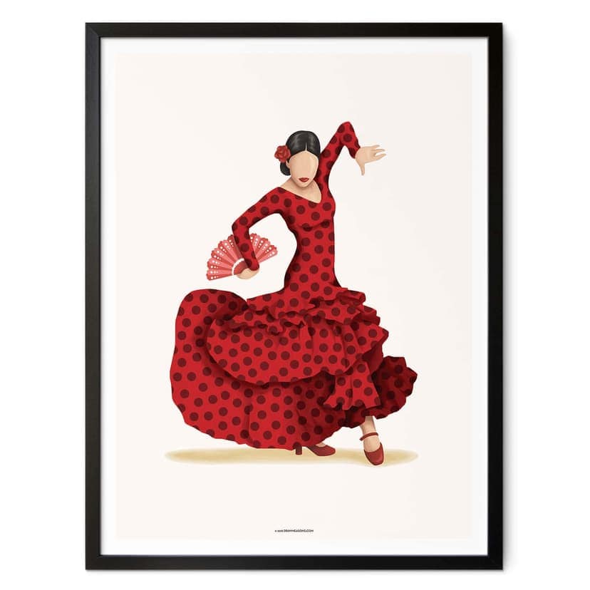 Plakat Tohmé - Flamenco
