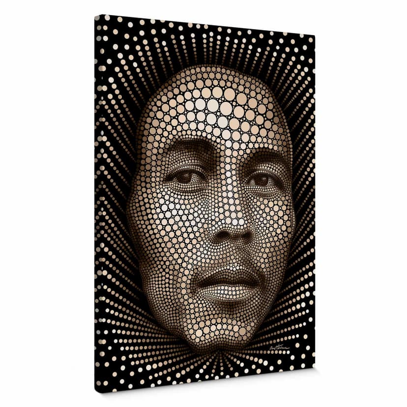 Obraz na płótnie Ben Heine - Circlism: Bob Marley