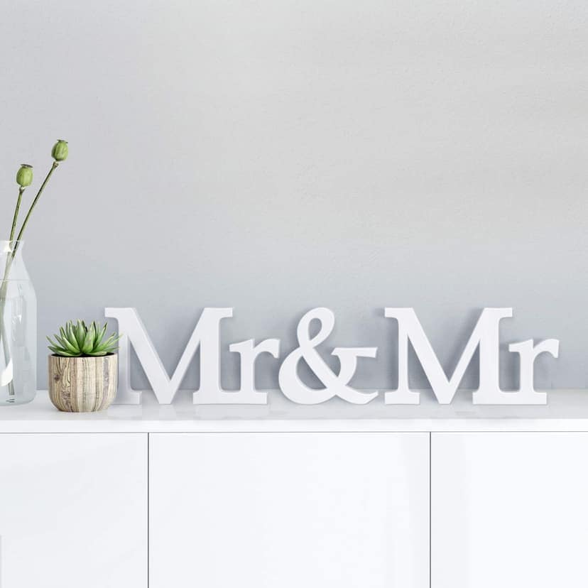 Litery ozdobne 3D Mr & Mr serif