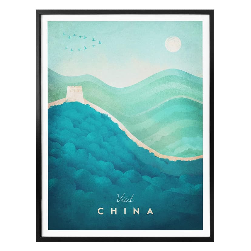 Plakat Rivers - Chiny