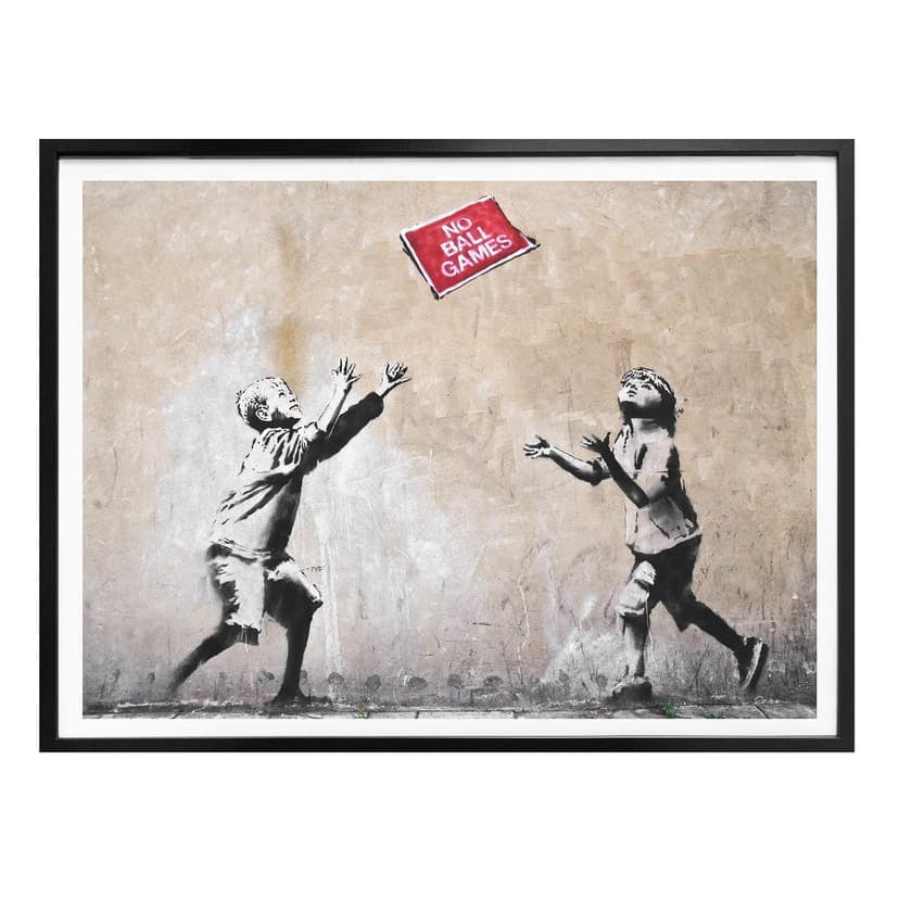 Plakat Banksy - No Ball Games