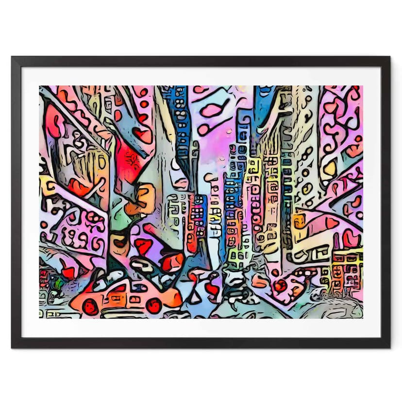 Plakat Zamart - New York - styl Rizzi