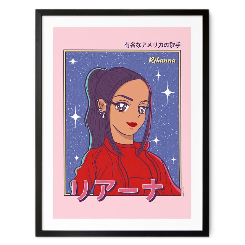 Plakat Anime-Girl "Rihanna" - Gomes
