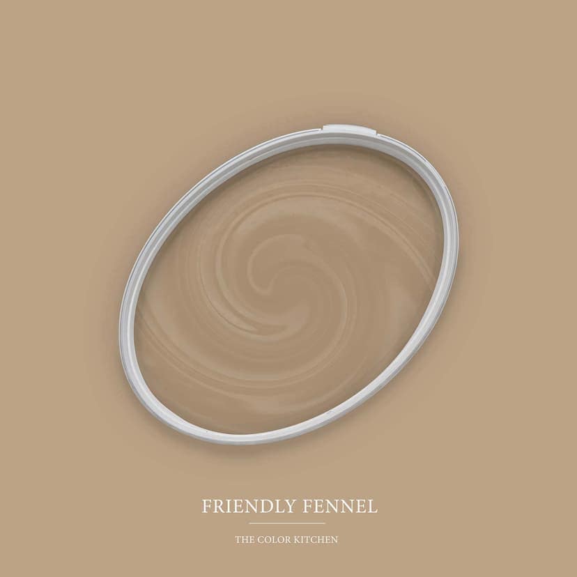 Brązowa farba do ścian matowa I Friendly Fennel | tworzenie przytulnej i spokojnej atmosfery w pomieszczeniu | THE COLOR KITCHEN