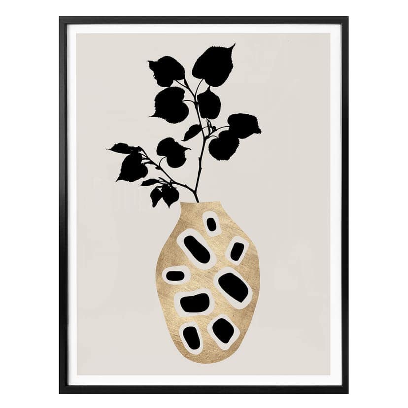 Plakat Kubistika - botaniczna martwa natura