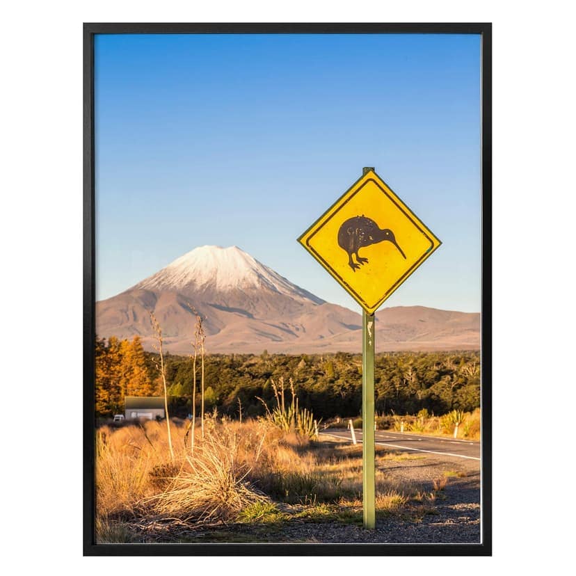 Plakat Colombo - Znak uliczny: Uwaga Kiwi