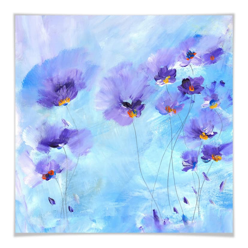 Plakat Niksic - Rhapsody Blue - kwadratowy