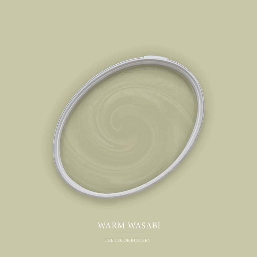 Zielona farba do ścian i sufitów półmat I Warm Wasabi | Tworzenie harmonii w pomieszczeniu | THE COLOR KITCHEN