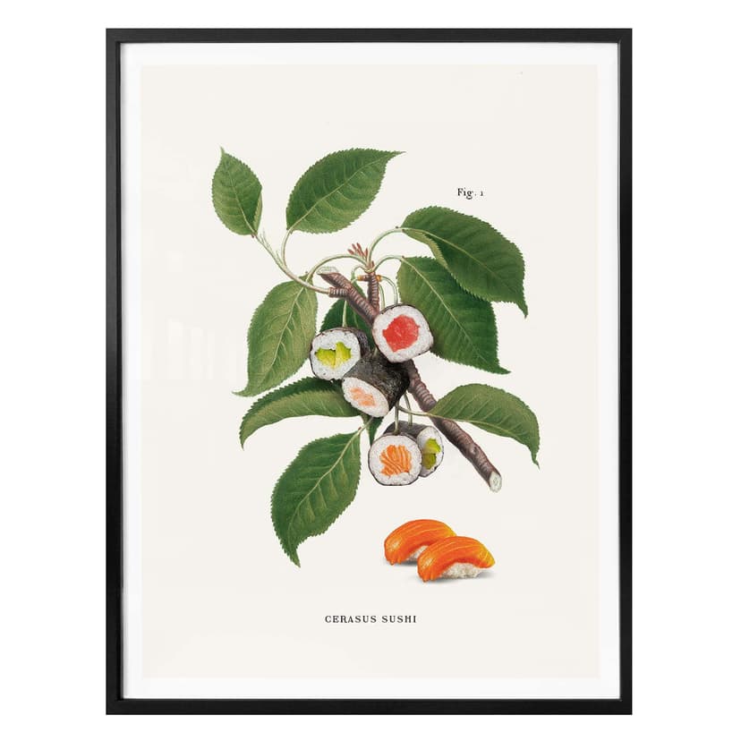 Luźny plakat - fabryka sushi