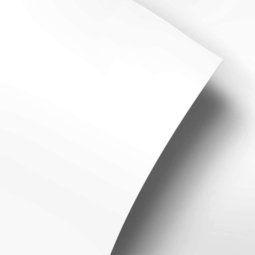 Okleiny meblowe - gładkie białe
