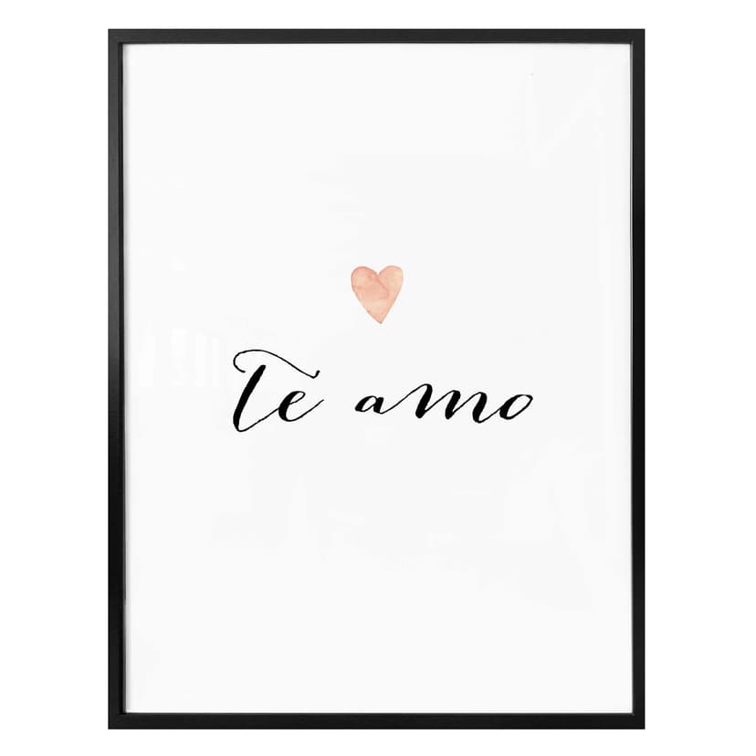 Plakat Confetti & Cream - Te amo