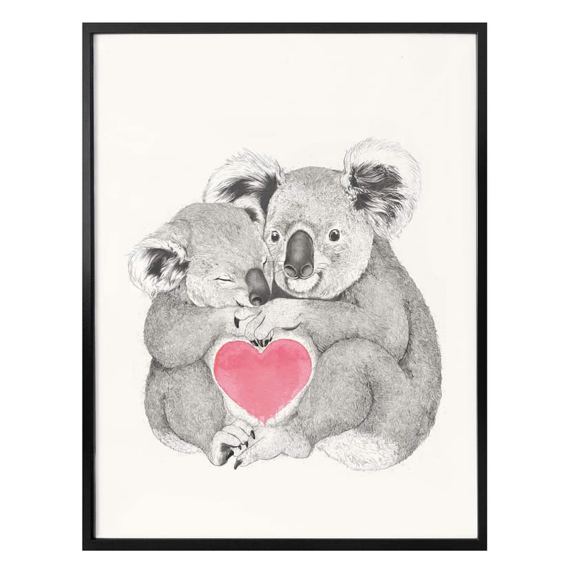 Plakat Graves - Koala uwielbia uściski