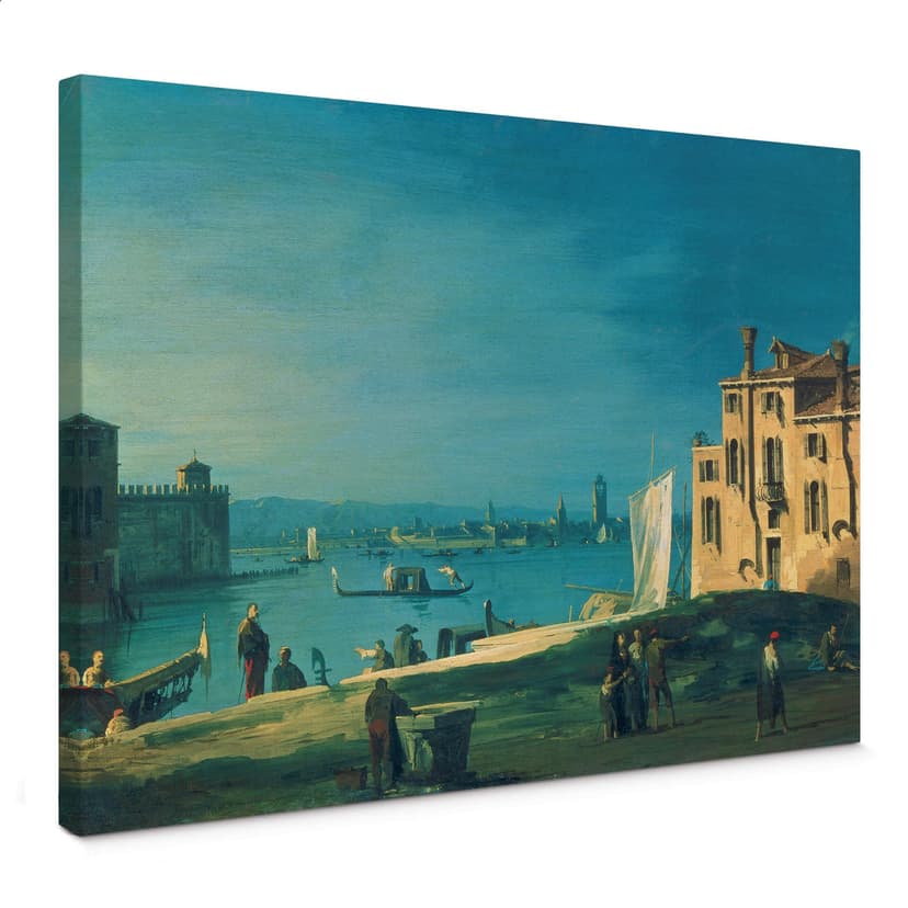 Obraz na płótnie Canaletto - Widok z San Pietro na wyspę Murano
