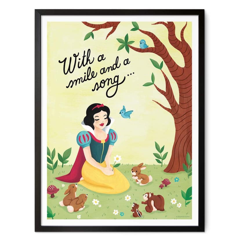 Plakat Tohmé - Królewna Śnieżka