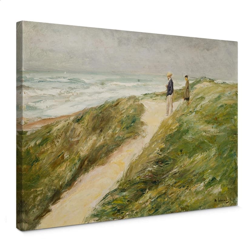 Obraz na płótnie Liebermann - Na plaży w Katwijk