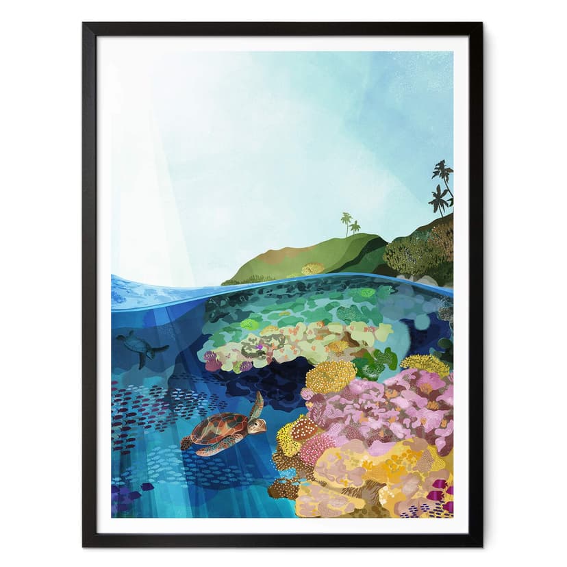 Plakat Goed Blauw - Pod wodą