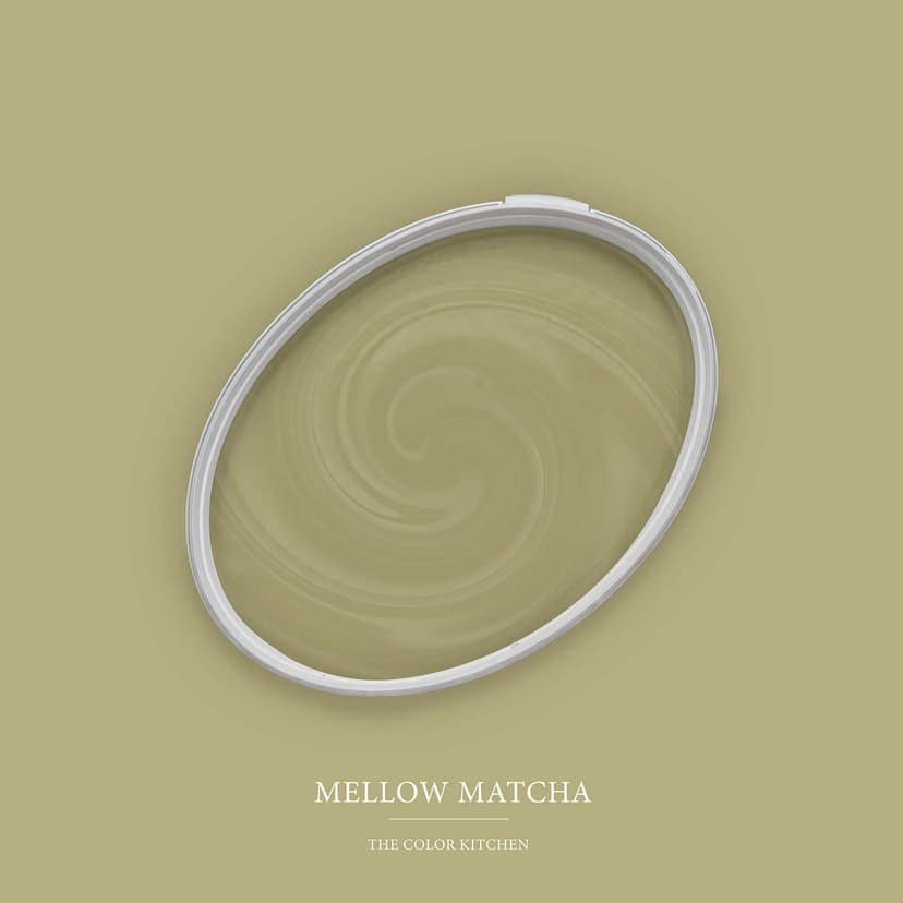 Zielona farba do ścian i sufitów satynowy mat I Mellow Matcha | Tworzenie harmonii w pomieszczeniu | KOLOROWA KUCHNIA
