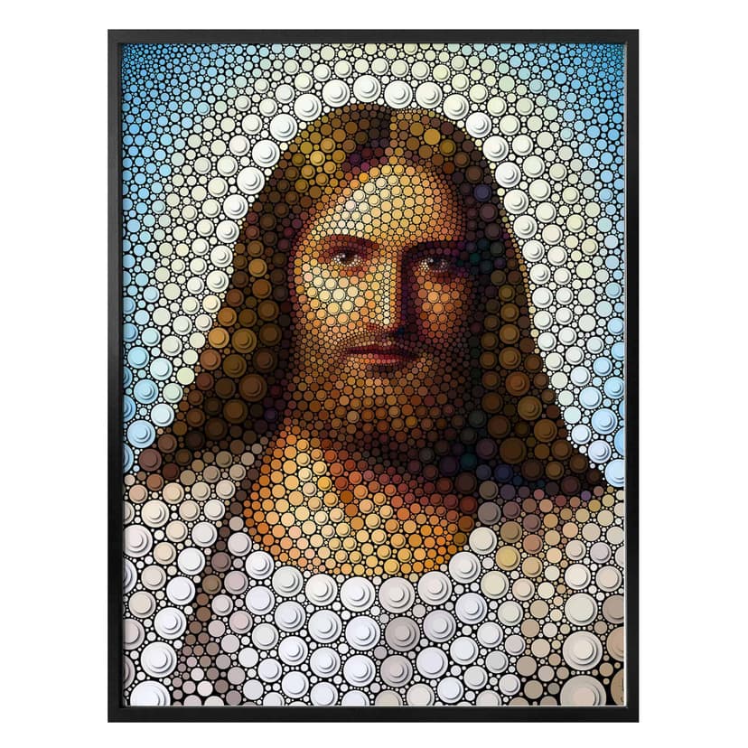 Plakat Ben Heine - Circlism: Jezus Chrystus