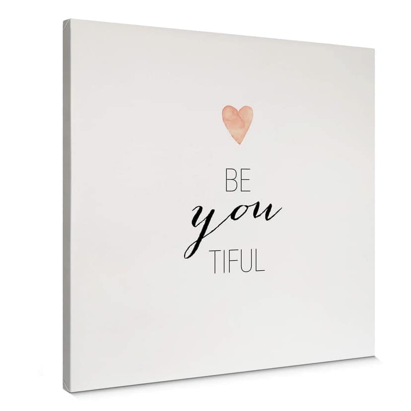 Obraz na płótnie Confetti & Cream - Be-you-tiful - Square
