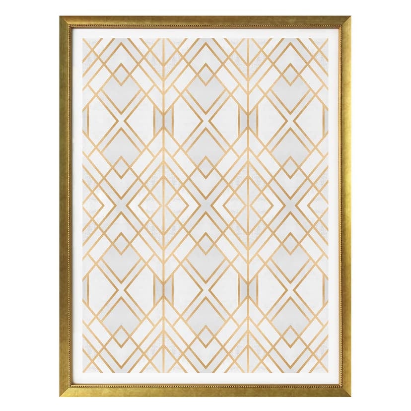 Plakat Fredriksson - Złota geometria