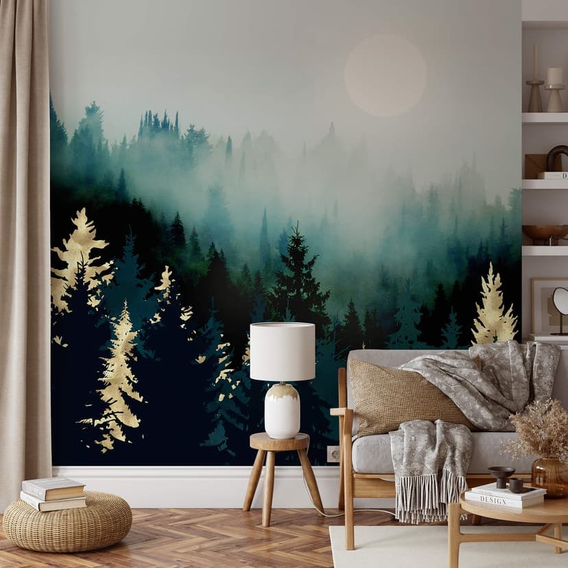 Fototapeta SpaceFrog Designs - Mglisty las