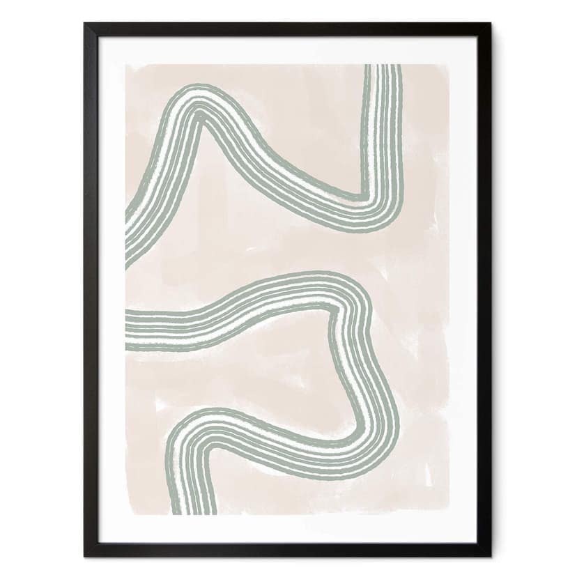 Plakat artystyczny - Abstracto Twist - uplusmestudio
