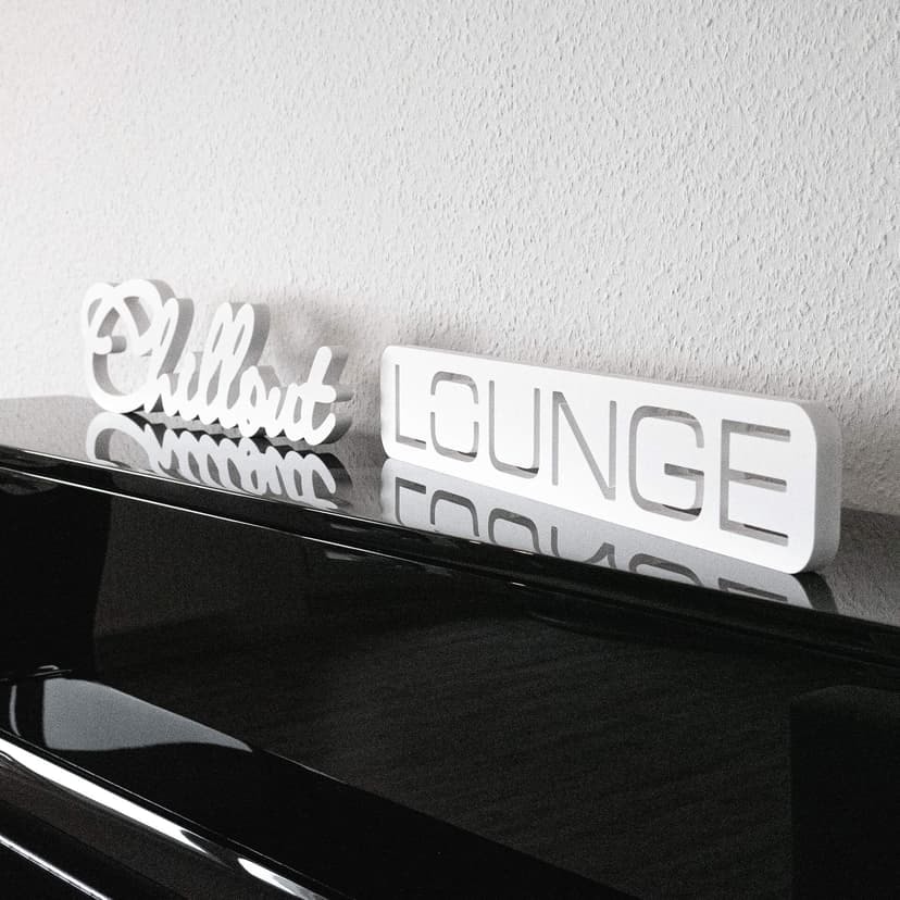 Litery dekoracyjne Chillout Lounge