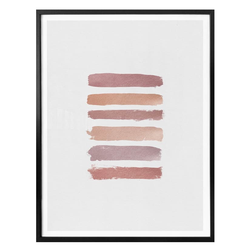 Plakat Orara Studio - Dusty Rose Stripes