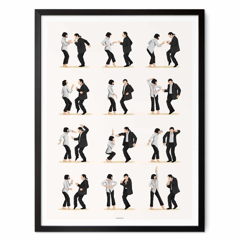 Plakat Tohmé - Kultowy taniec z Pulp Fiction