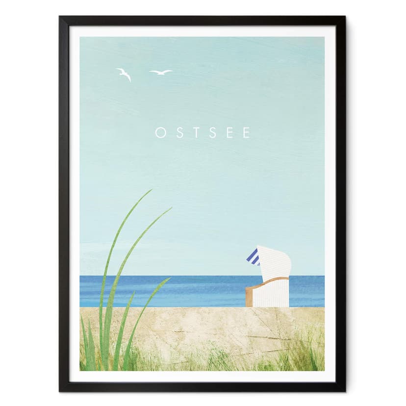 Plakat Rivers - Morze Bałtyckie