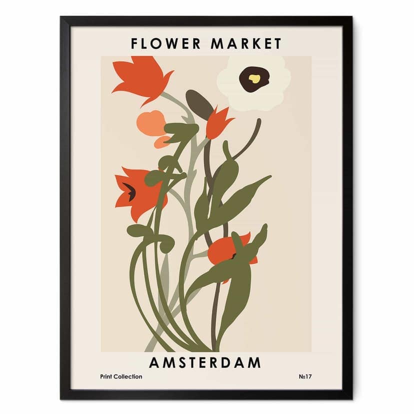 Plakat NKTN - Flower Market Amsterdam