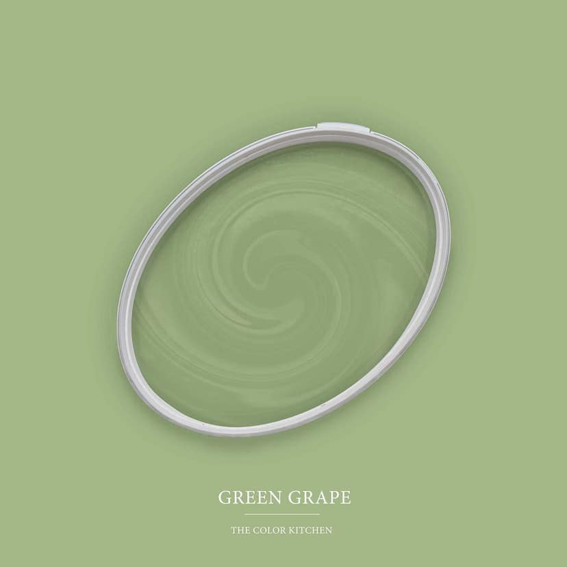 Zielona farba do ścian i sufitów półmat I Green Grape | Tworzenie harmonii w pomieszczeniu | KOLOROWA KUCHNIA