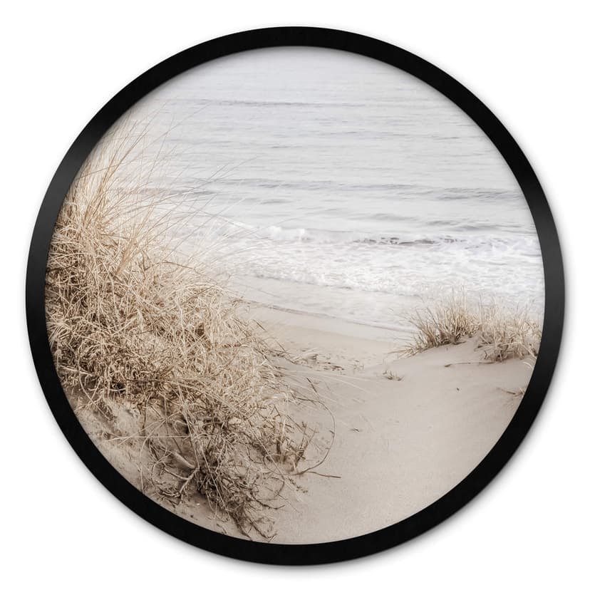 Plakat 1X Studio - Wydmy na plaży - Okrągły