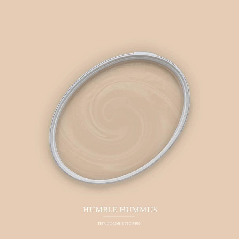 Beżowa farba do ścian satynowy mat I Humble Hummus | Otwierająca przestrzeń i uspokajająca | THE COLOR KITCHEN