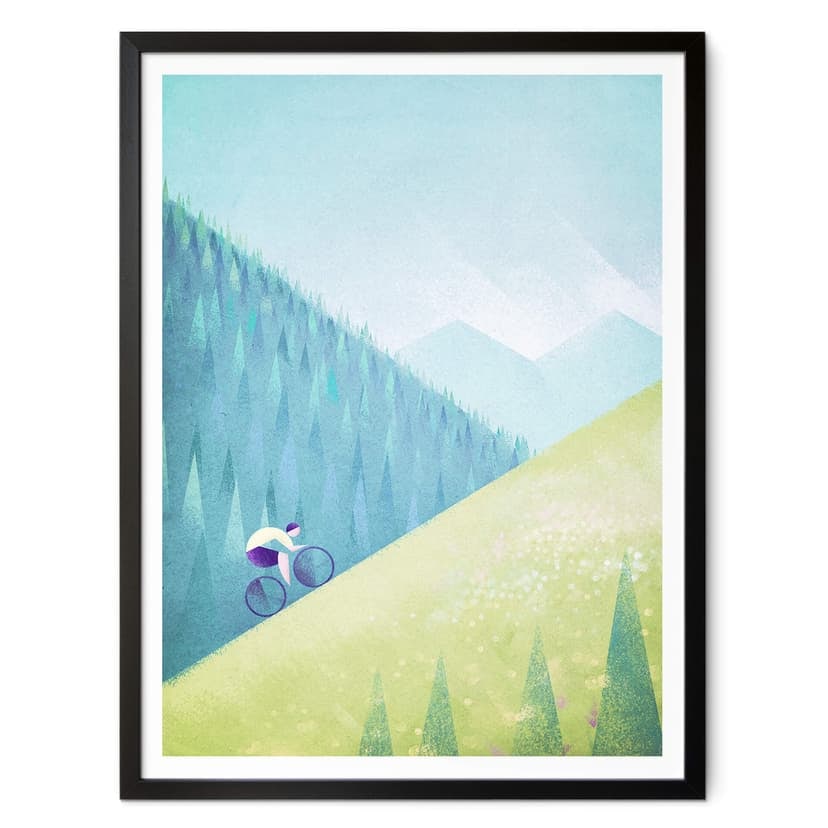 Plakat Rzeki - Les Pyrénées