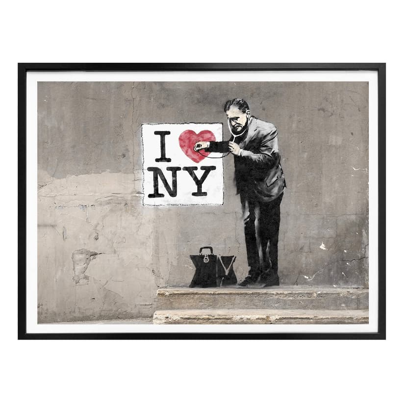 Plakat Banksy - Kocham Nowy Jork