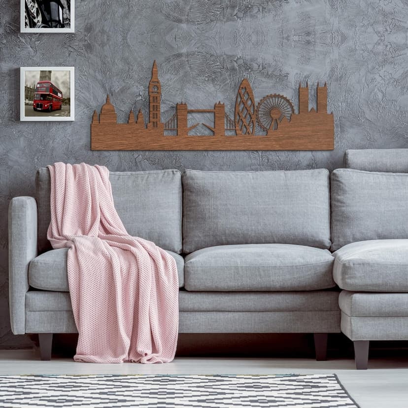 Okleina mahoniowa Wood Art - Skyline London