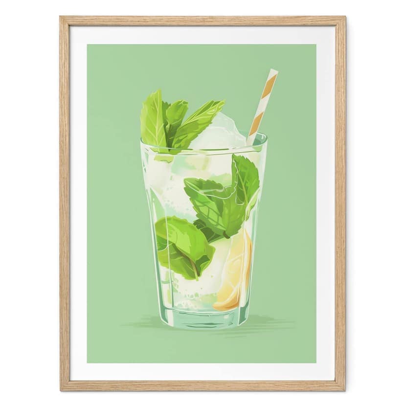 Plakat Summer Mojito Vibes | Do kuchni i jadalni - Jolly and Dash